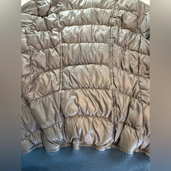 Athleta Taupe Quilted Bomber Jacket - Picture 7 of 7